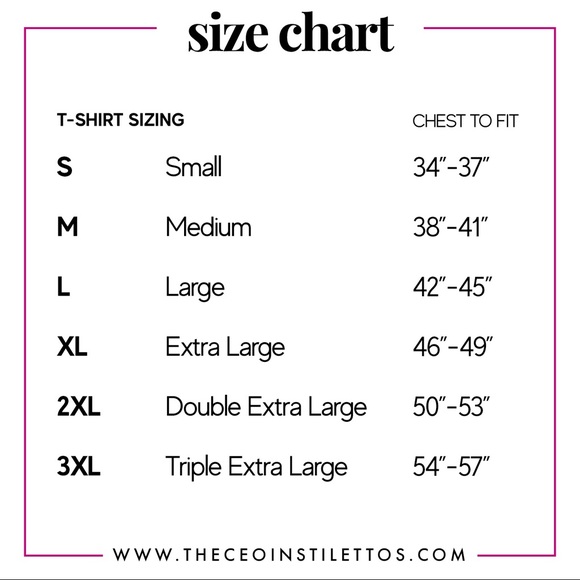Handmade Tops - T-Shirt Sizing Guide Handmade Tops - T-Shirt Sizing Guide